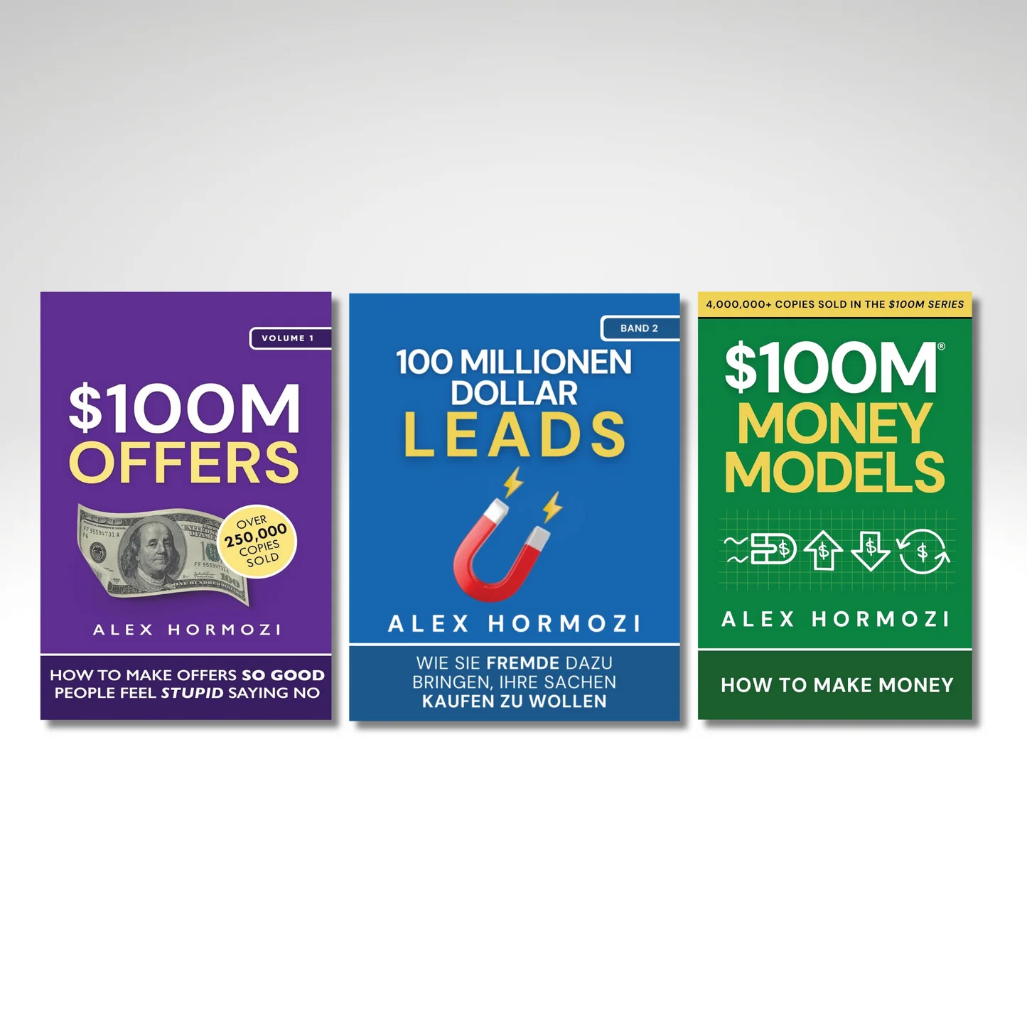 Alex Hormozi $100M Book Series - The frameworks behind Marketing Bananas